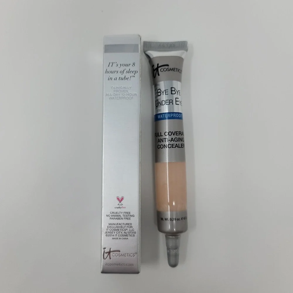 IT Cosmetics Bye Bye Under Eye Waterproof Concealer Neutral Medium 0.28oz New‎